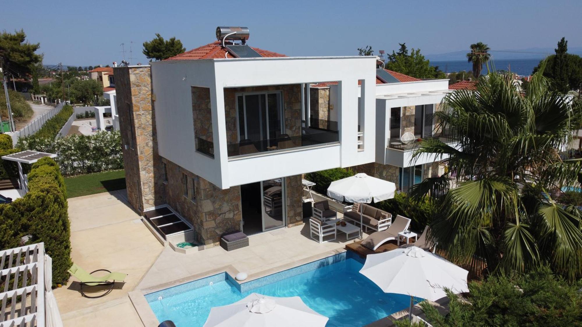 Villa Douglas - Private Pool, Bbq, 4Bdrms, View 佩科霍里 外观 照片